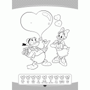 MICKEY MOUSE ระบายสีตามตัวเลข FUNNY + สีน้ำ